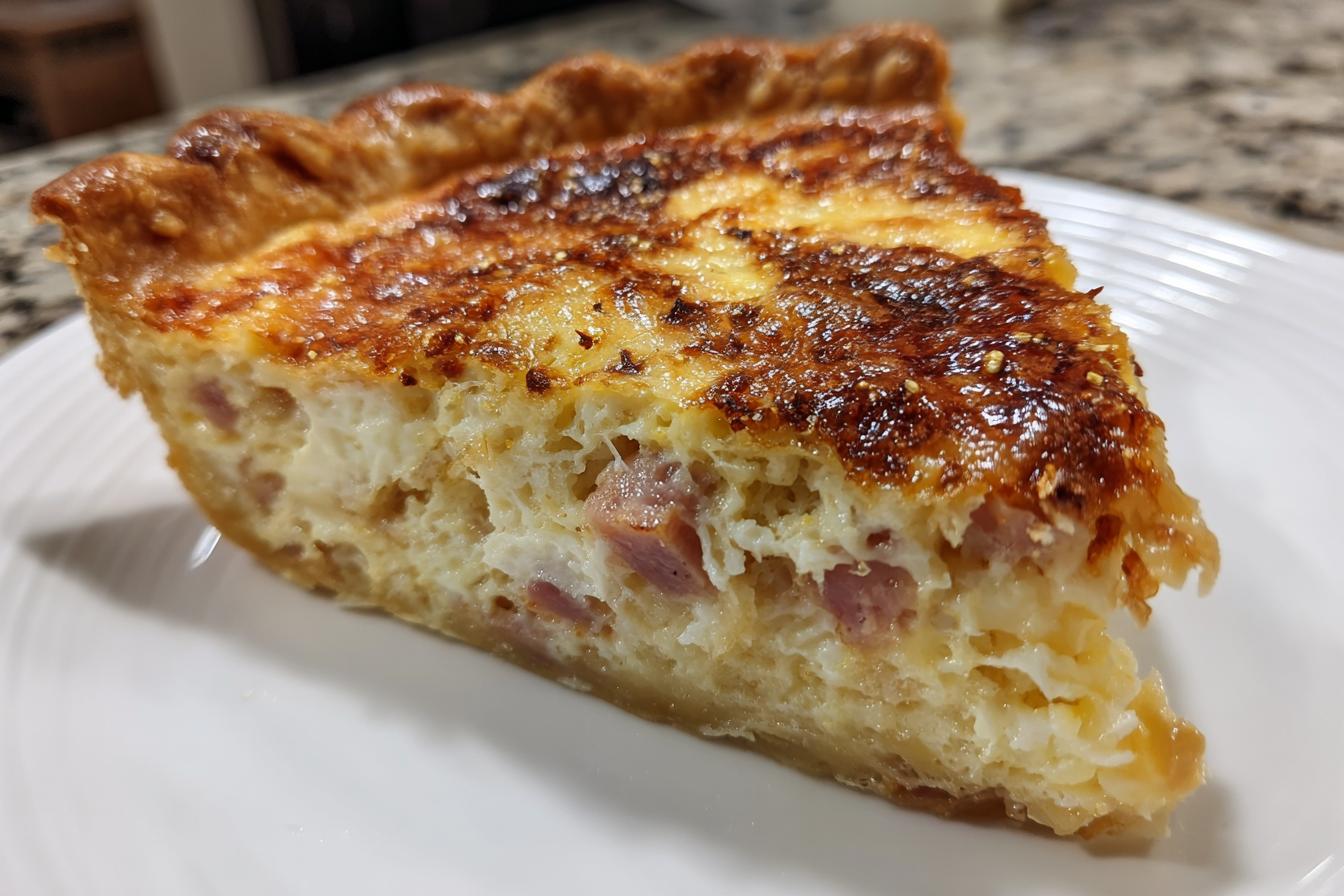 Ham and Cheese Quiche - detail 4