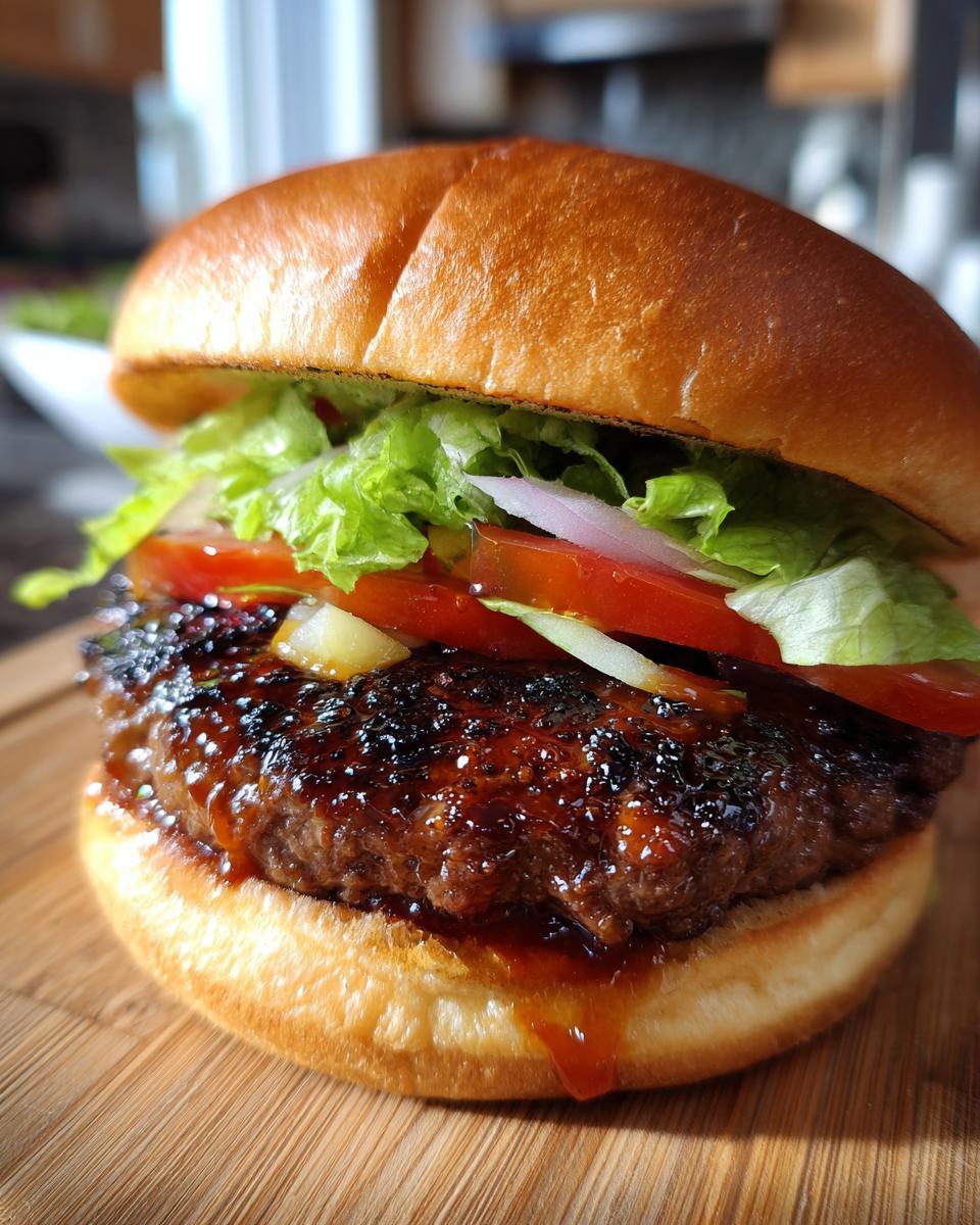 Hawaiian Teriyaki Burgers - detail 2