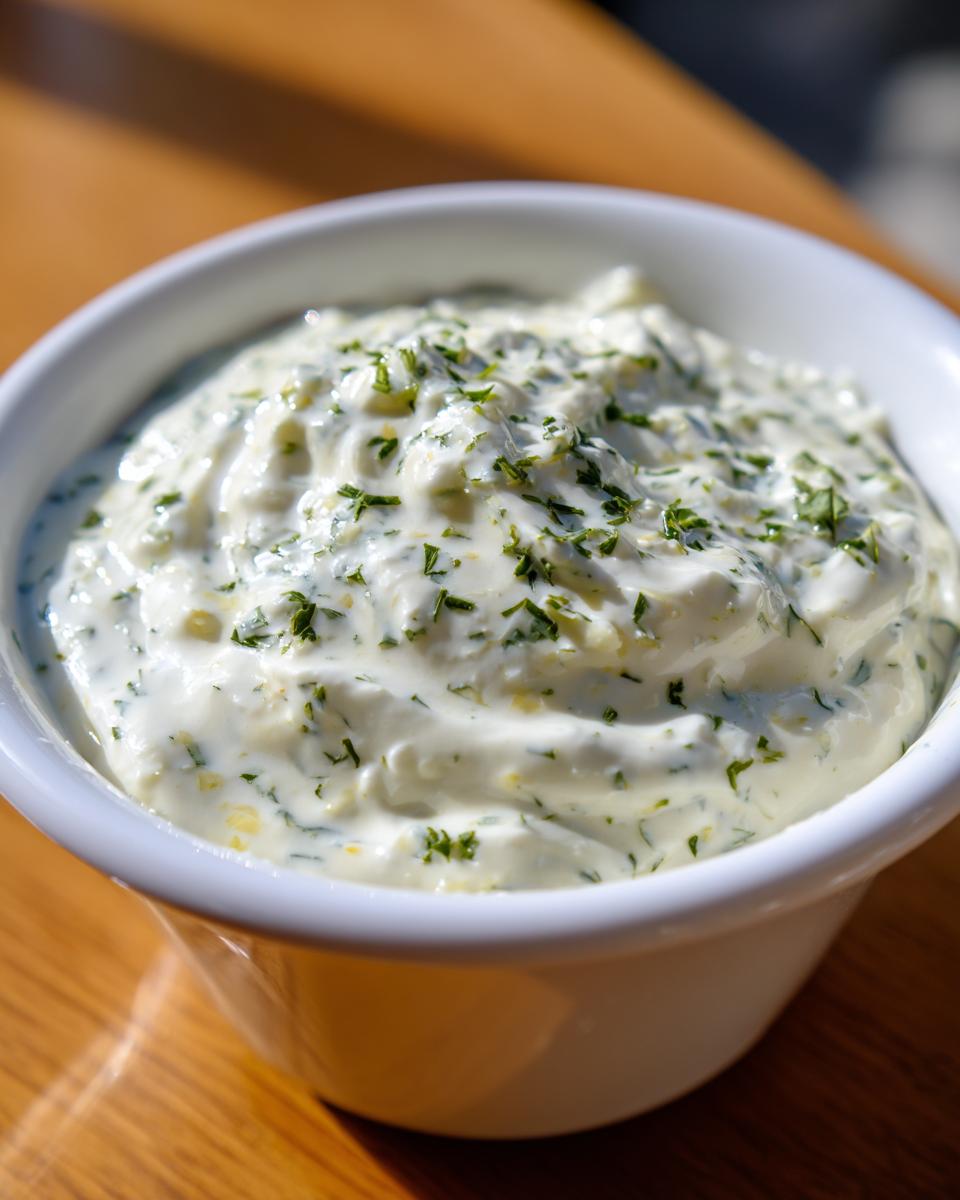 Herb and Garlic Ranch Dip - detail 1