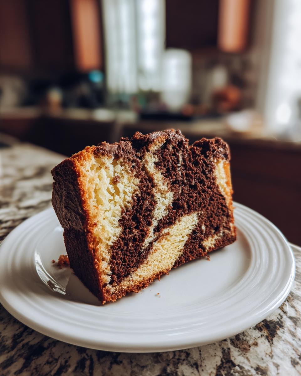 Homemade Marble Cake - detail 2