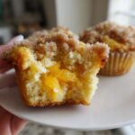 Keto Peach Cobbler Muffins