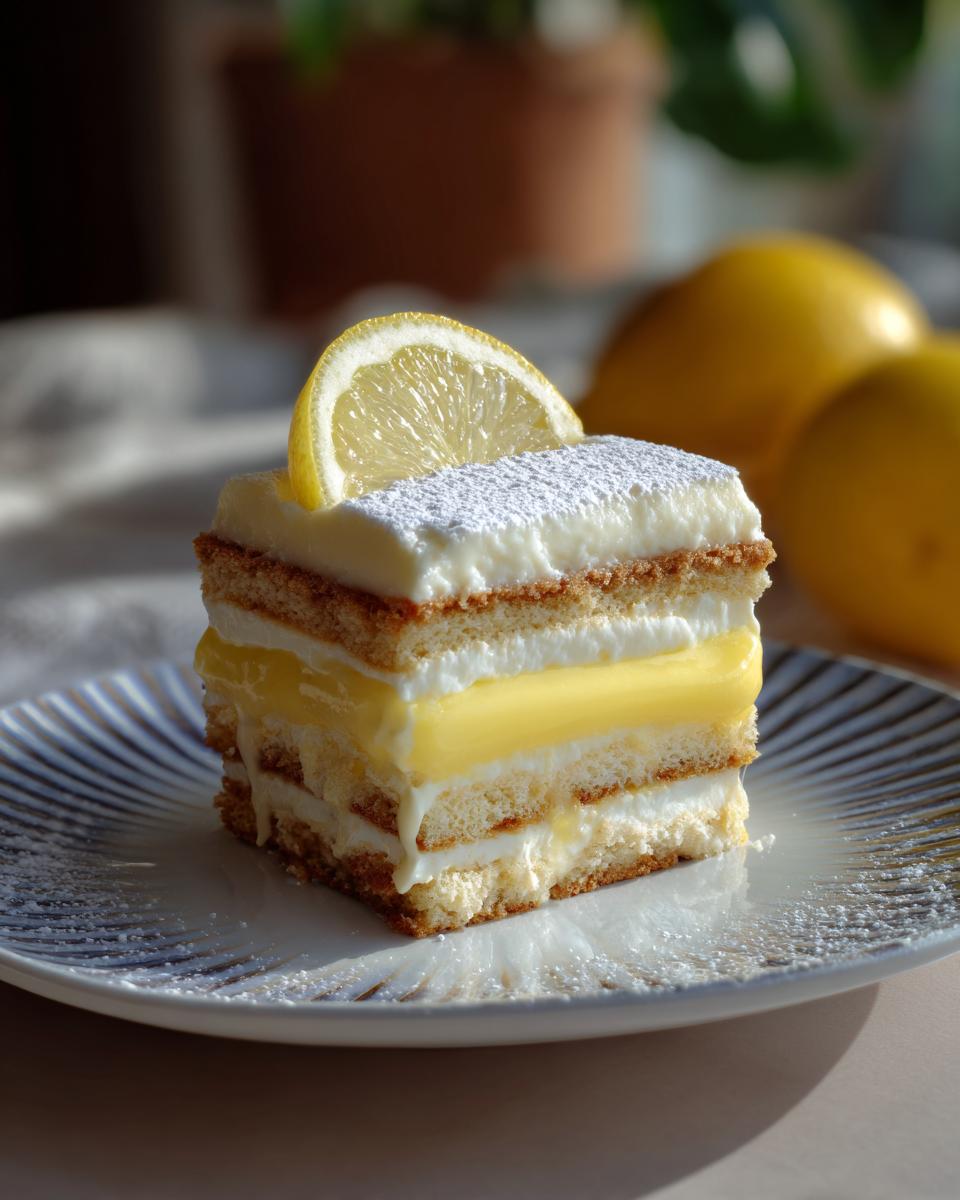 Lemon Carlota Dessert - detail 3