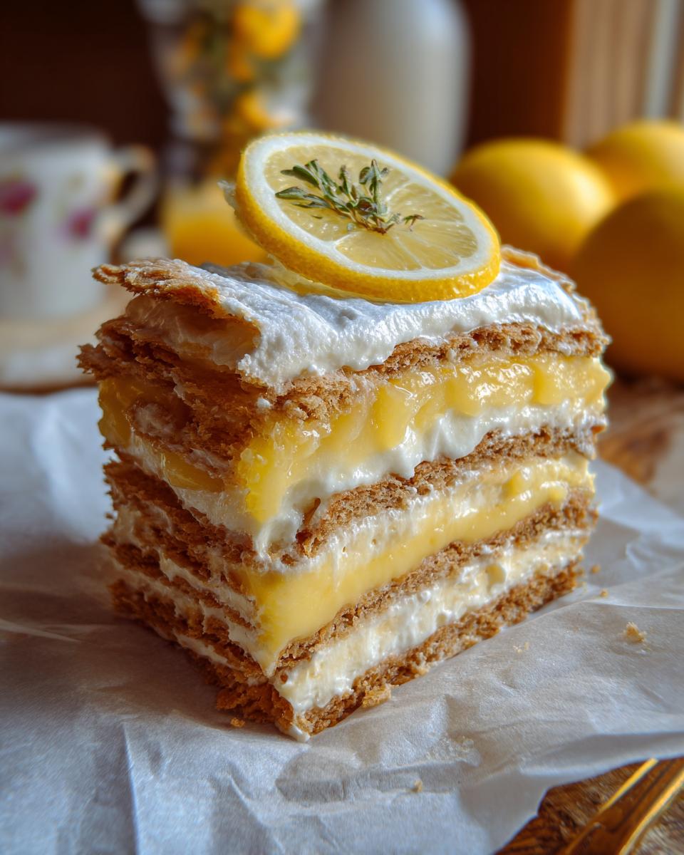 Lemon Carlota Dessert - detail 4