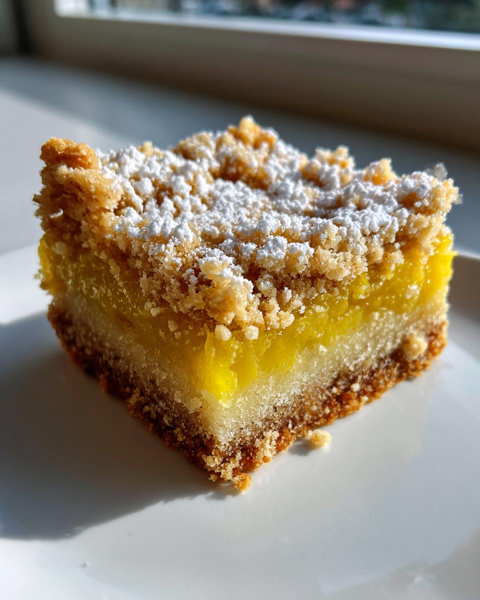 Lemon Crumb Bars - detail 1