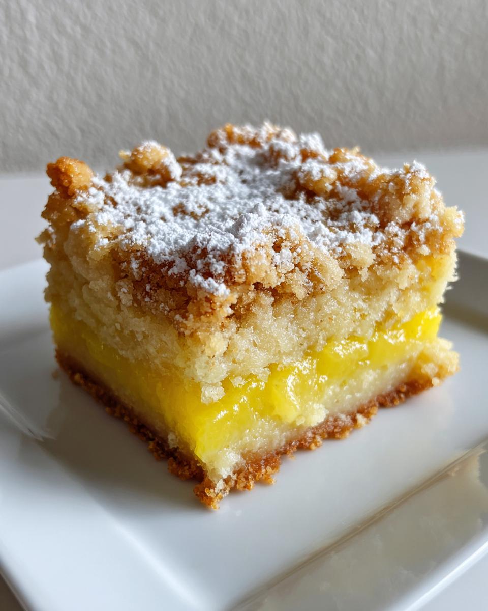 Lemon Crumb Bars - detail 2