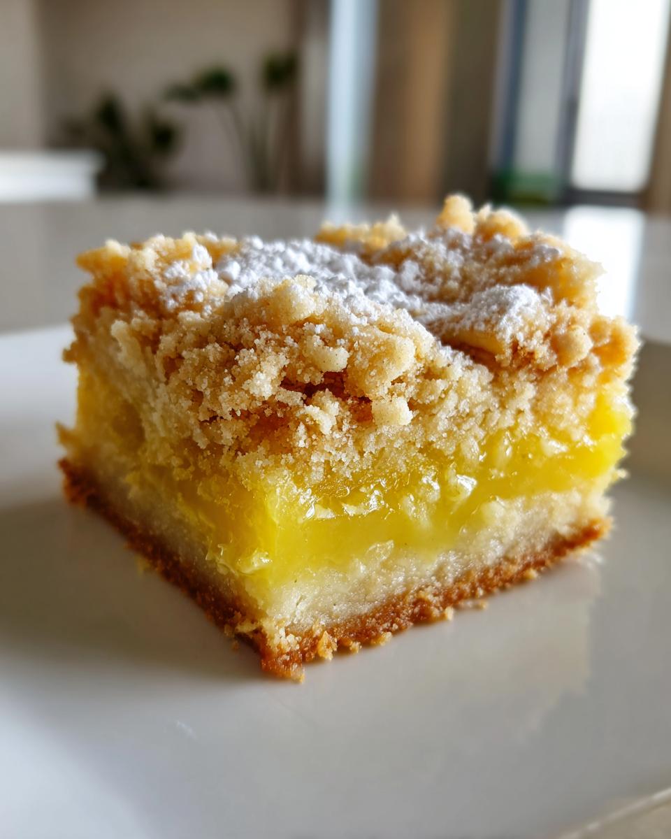 Lemon Crumb Bars - detail 3