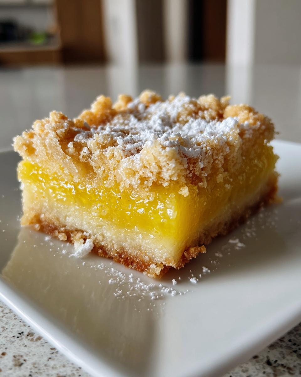 Lemon Crumb Bars - detail 4