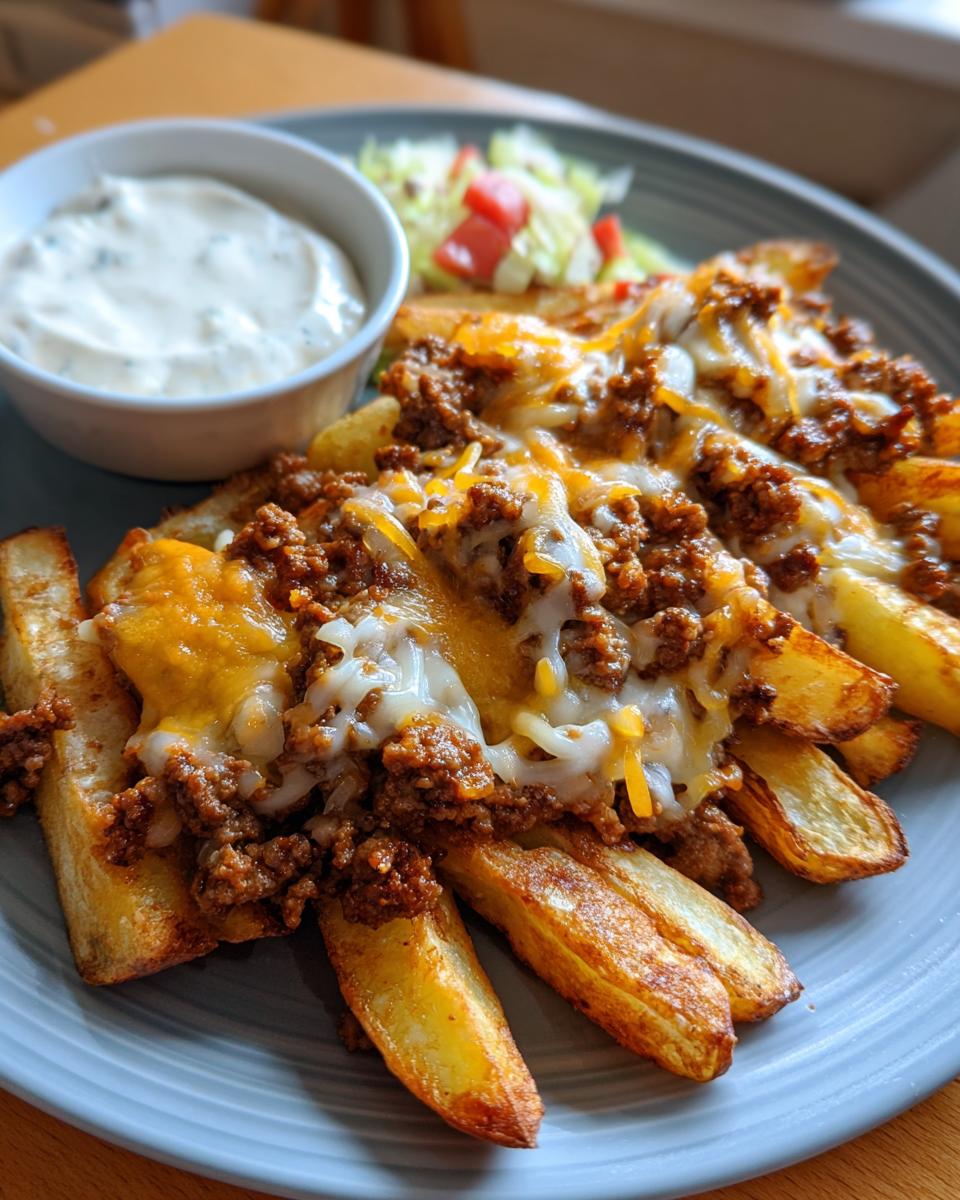 Loaded Cheese Beef Fries - detail 2