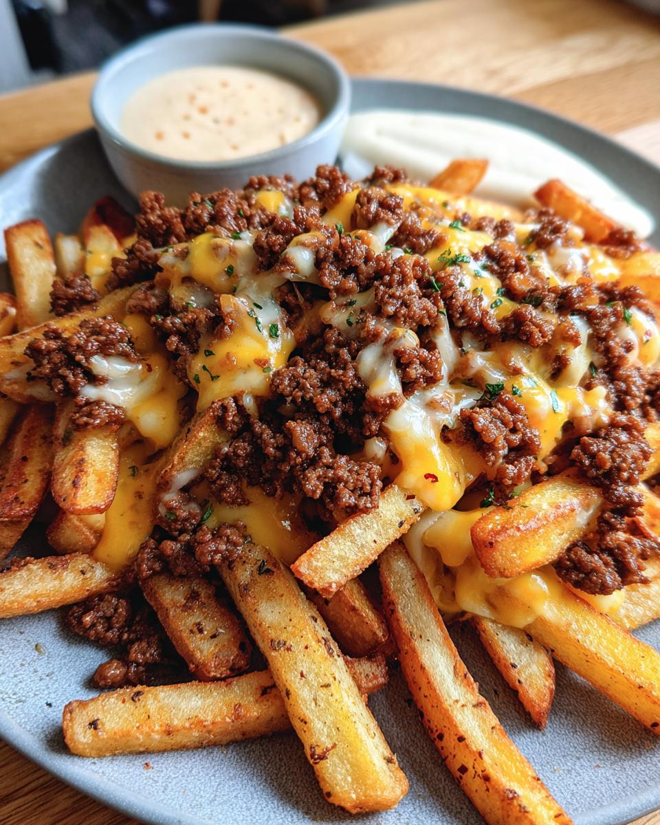 Loaded Cheese Beef Fries - detail 3