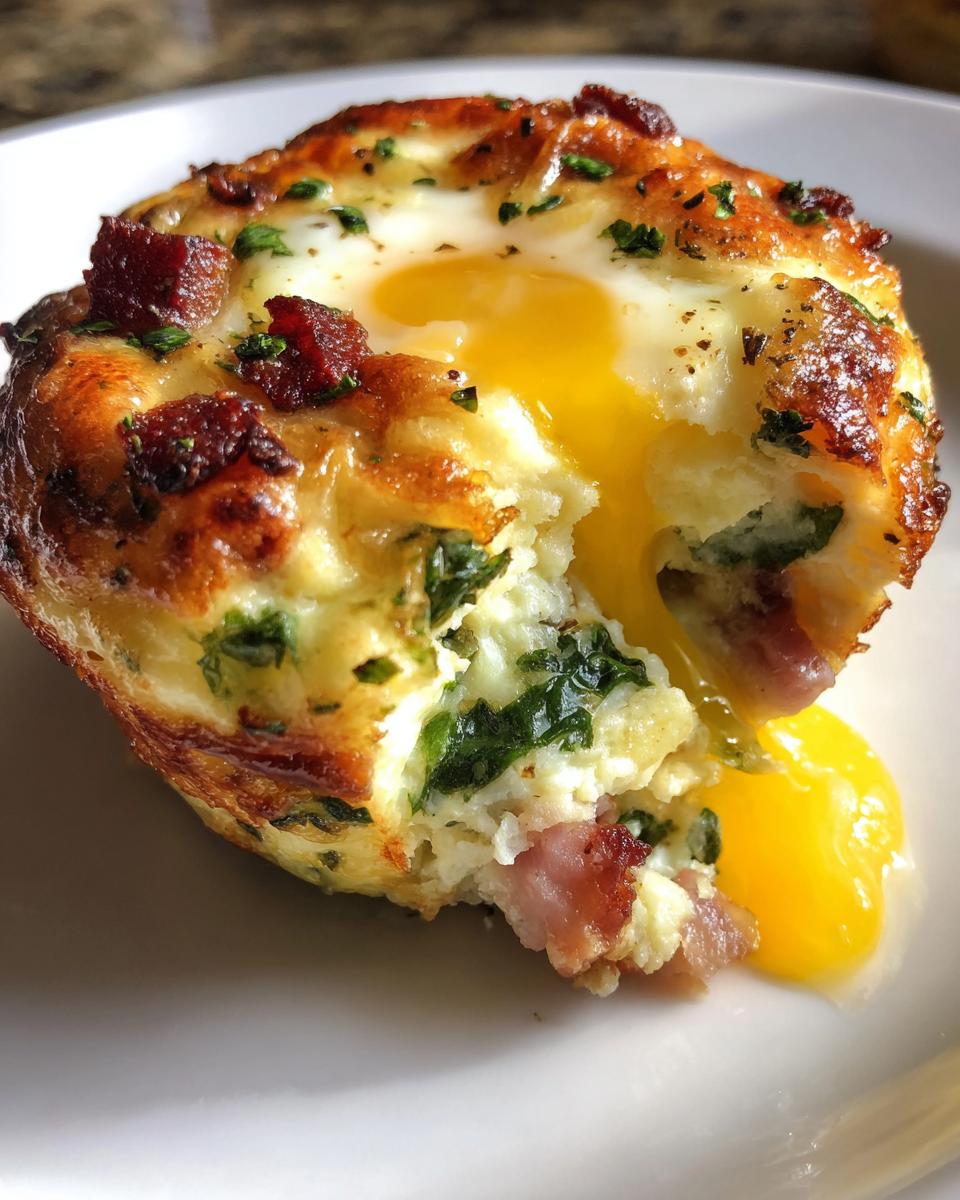 Muffin Tin Baked Eggs - detail 1