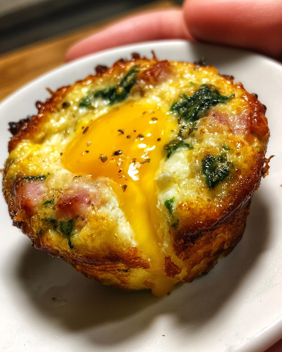 Muffin Tin Baked Eggs - detail 2