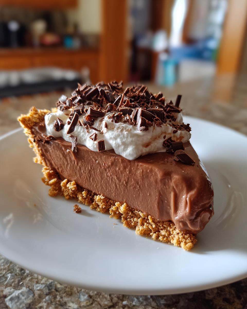 No-Bake Hershey Chocolate Cream Pie - detail 1