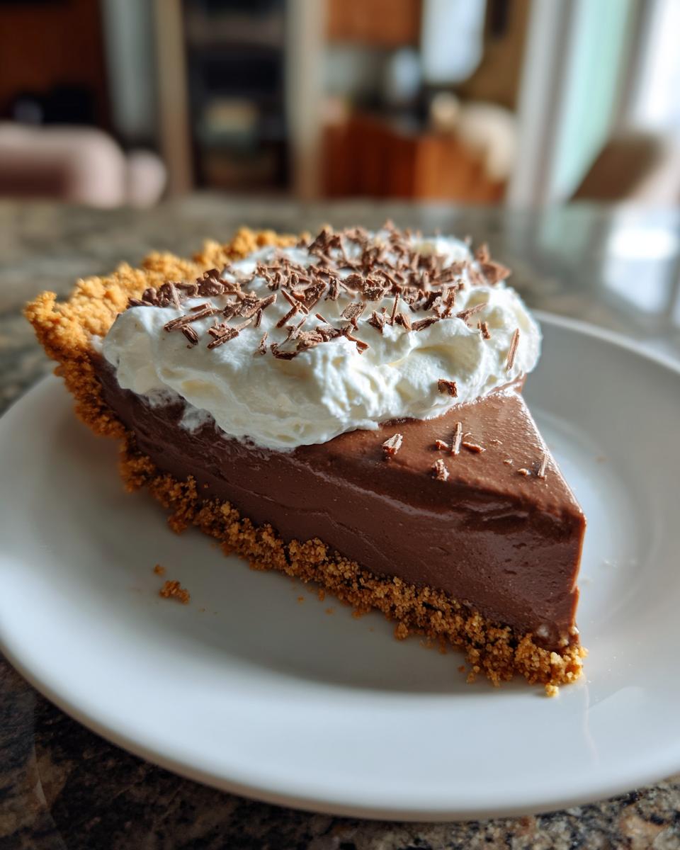No-Bake Hershey Chocolate Cream Pie - detail 3