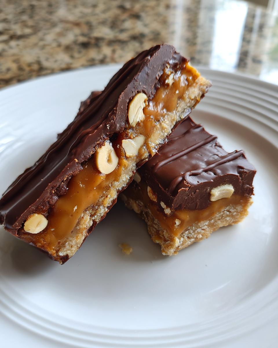 No Bake Snickers Bars - detail 1