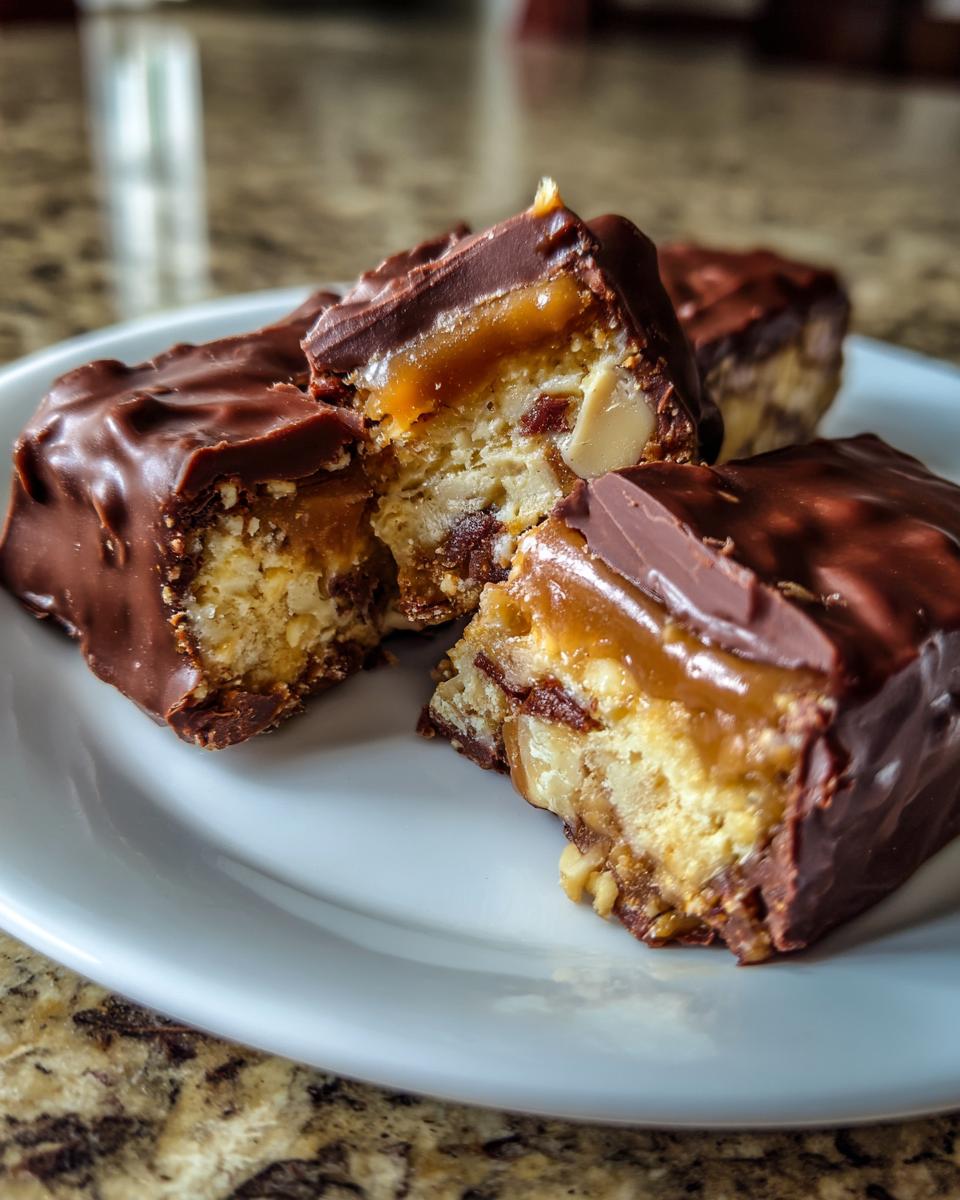 No Bake Snickers Bars - detail 3