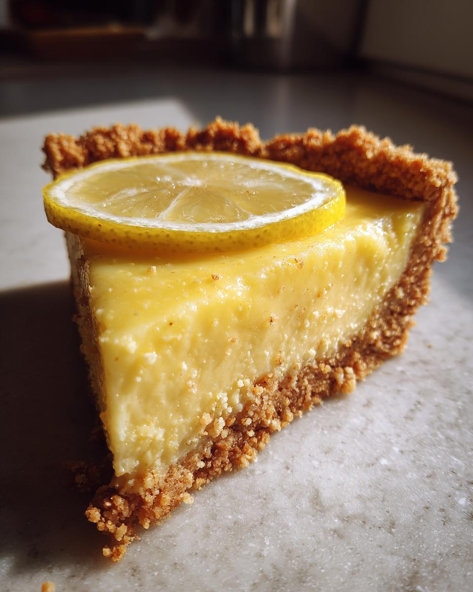 No-Bake Sugar-Free Lemon Pie - detail 3