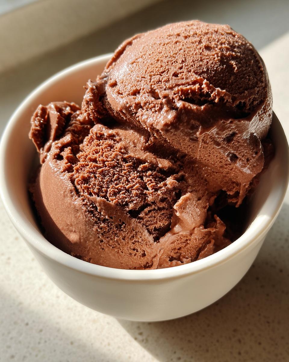 No Churn Chocolate Ice Cream - detail 2