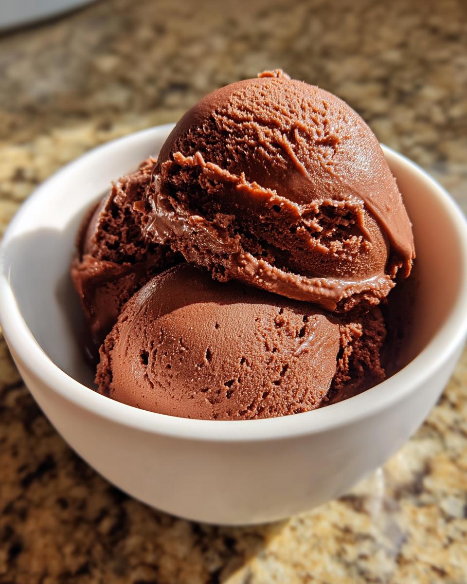 No Churn Chocolate Ice Cream - detail 4