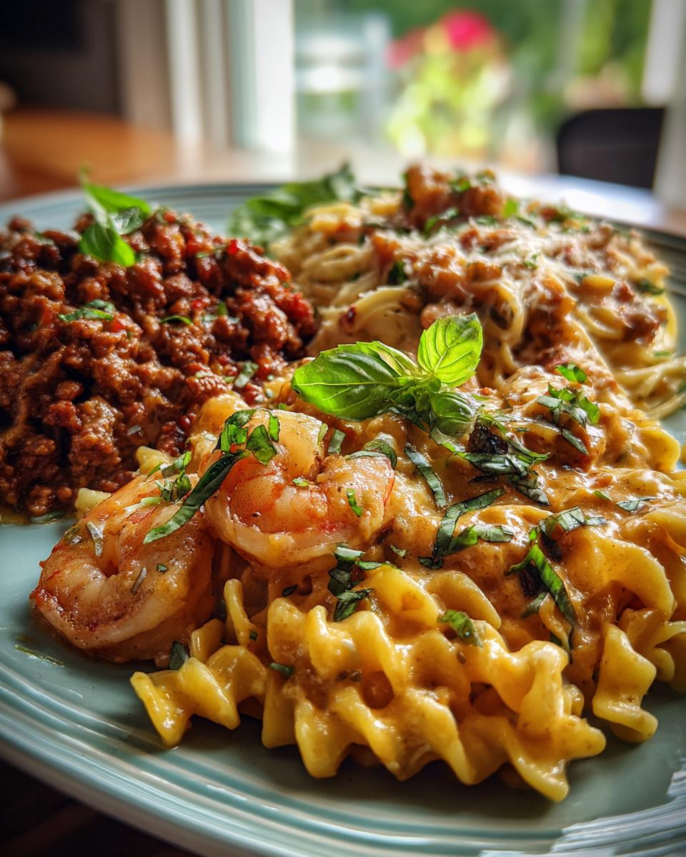 Olive Garden Copycat Pasta Trio - detail 2