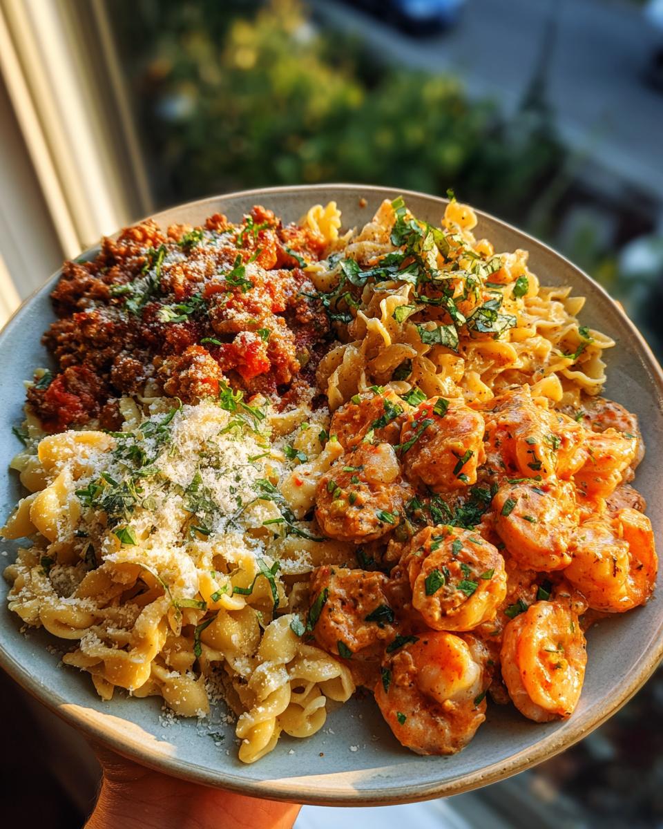 Olive Garden Copycat Pasta Trio - detail 4