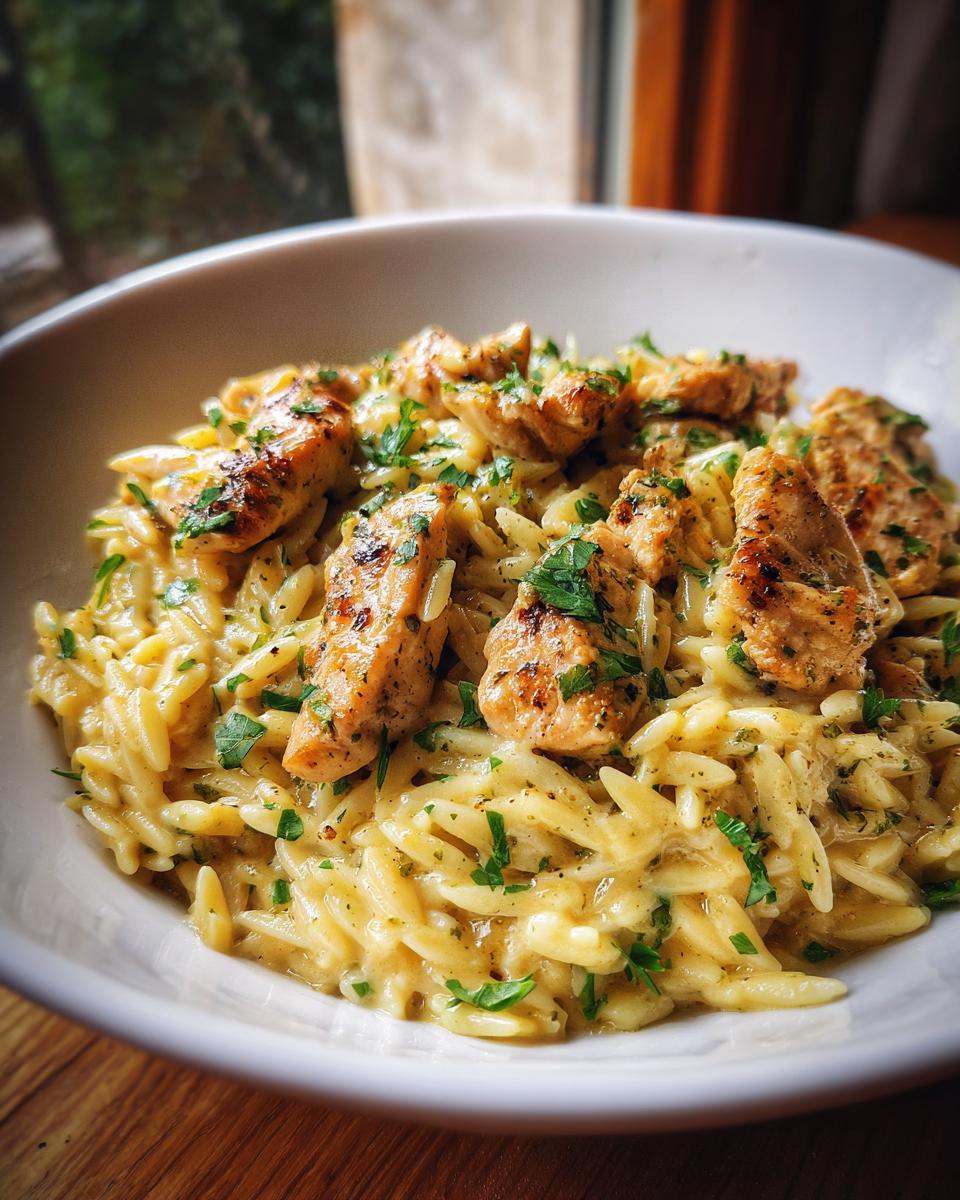One-Pot Cajun Chicken Alfredo Orzo - detail 4