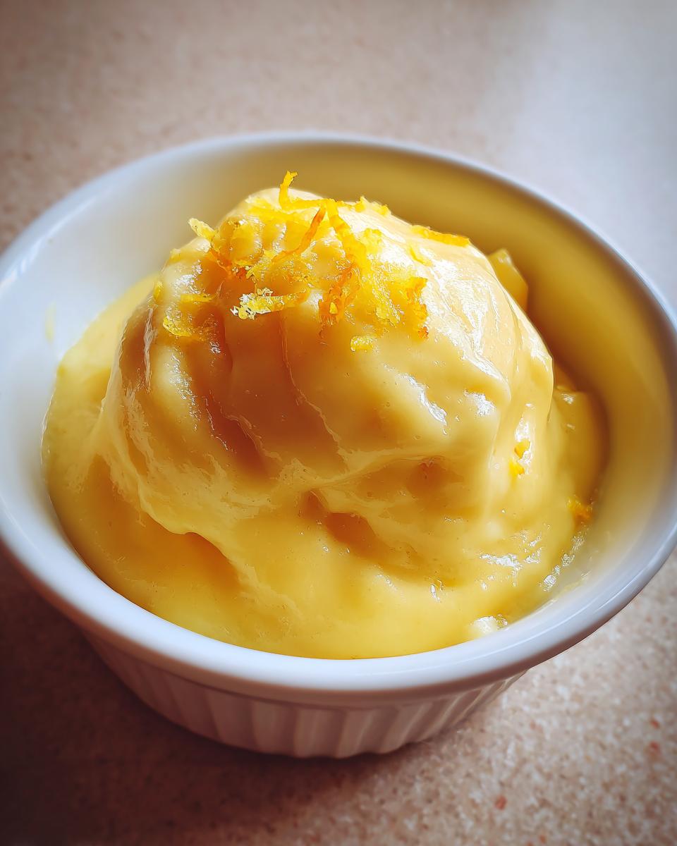 Orange Pastry Cream - detail 4