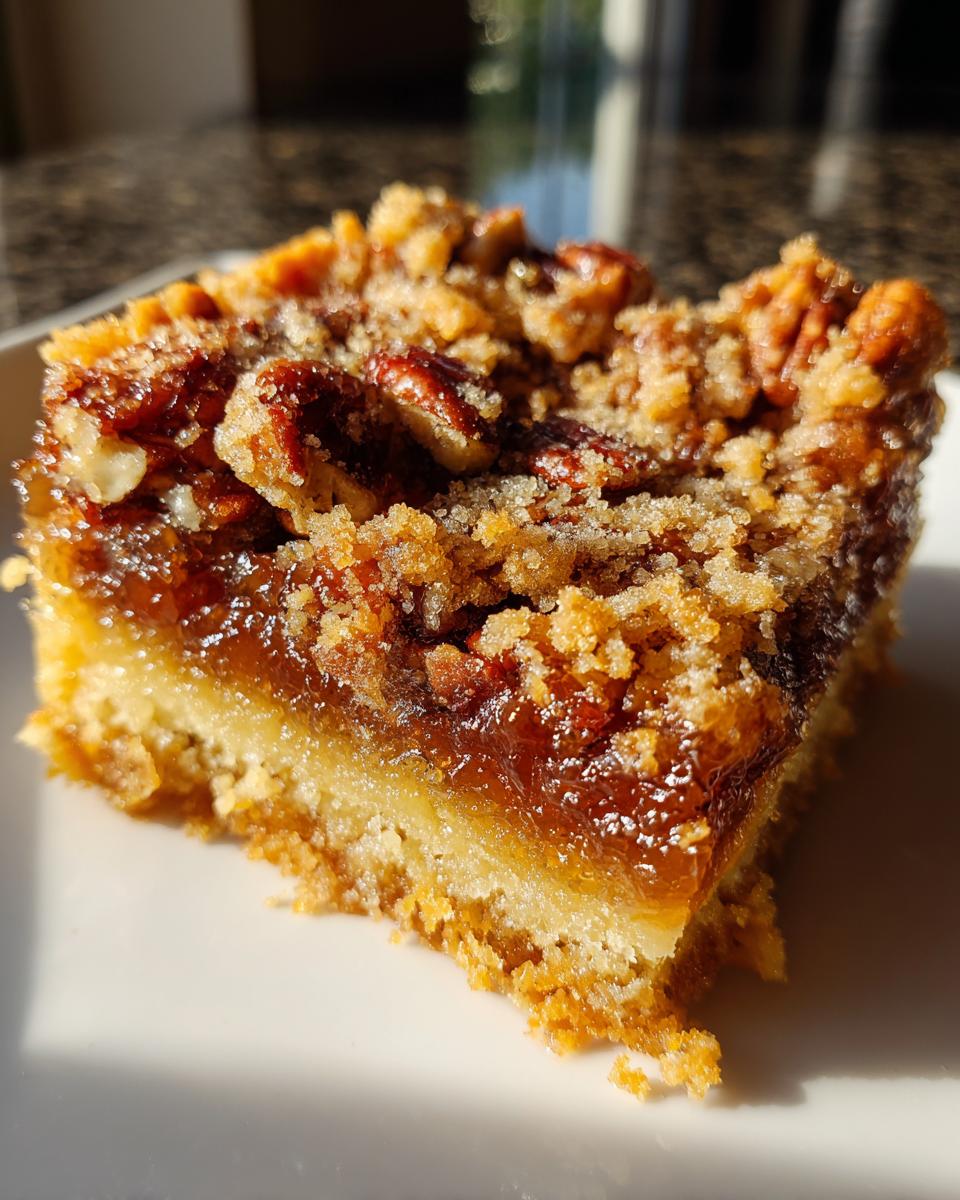 Pecan Crunch Squares - detail 1