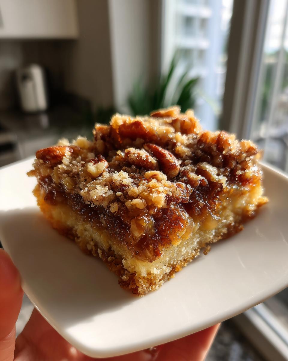Pecan Crunch Squares - detail 2