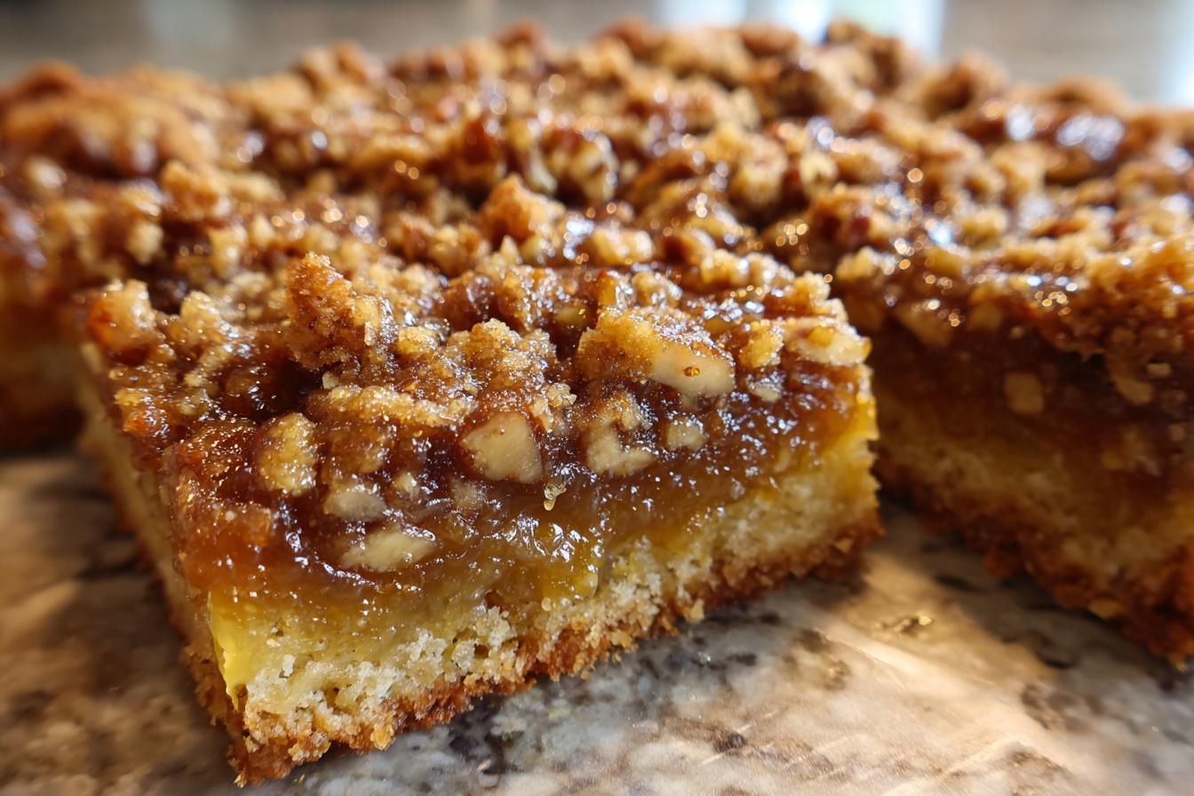 Pecan Crunch Squares - detail 4