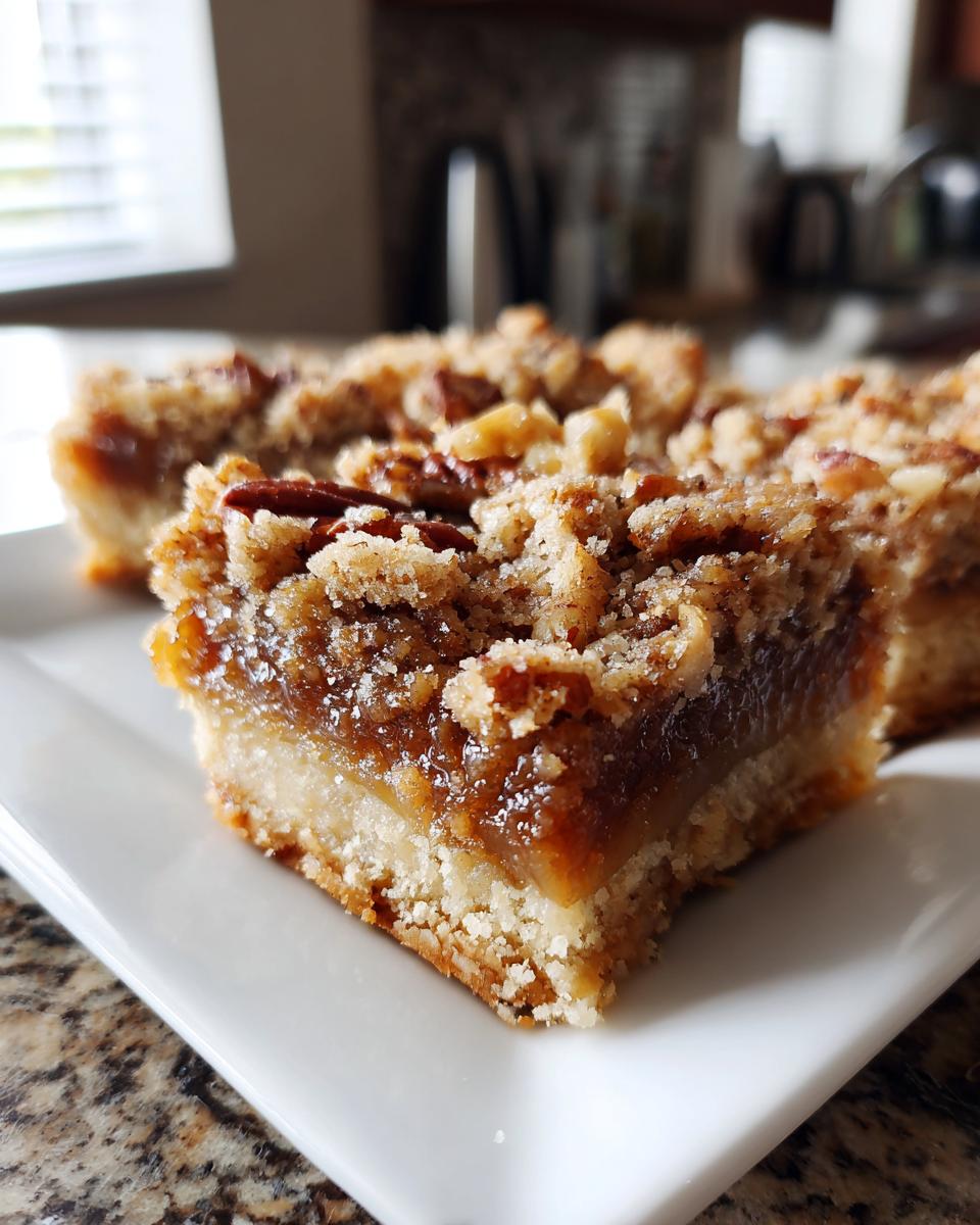 Pecan Crunch Squares - detail 4
