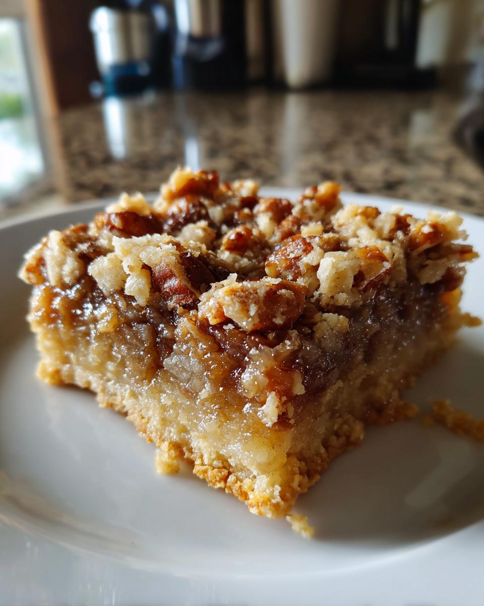 Pecan Crunch Squares - detail 5