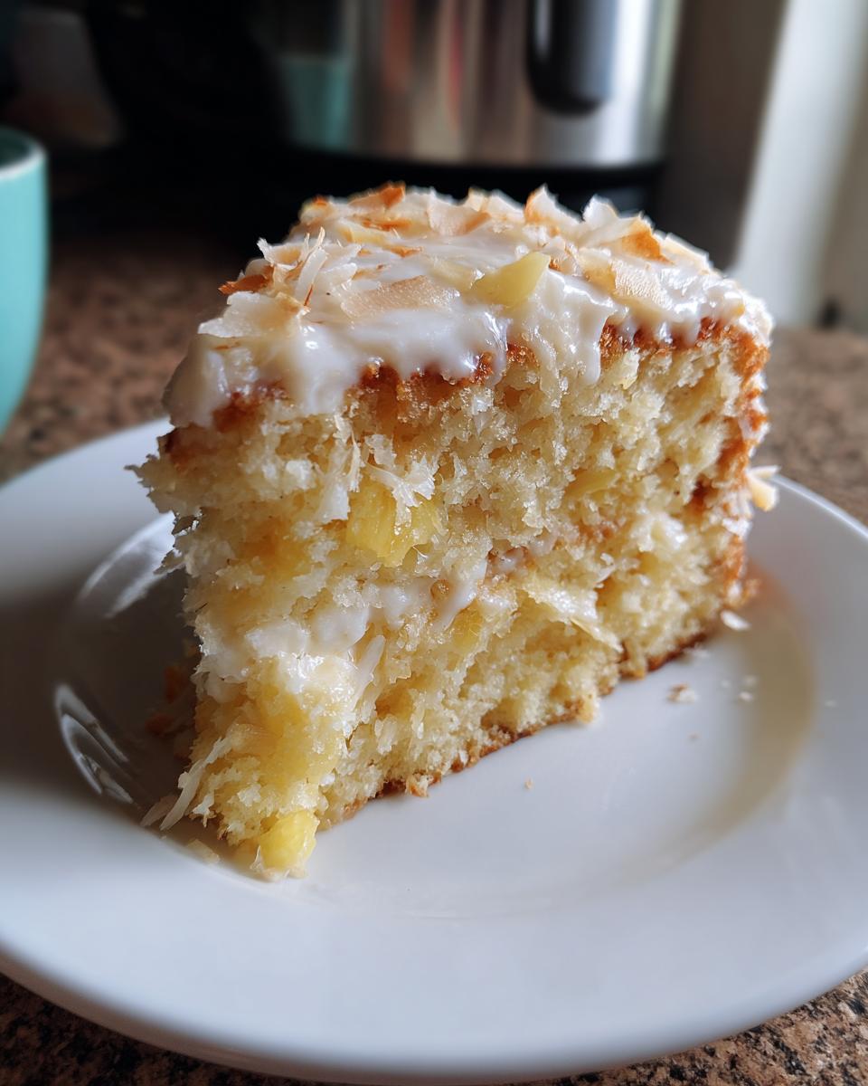 Pina Colada Cake - detail 1