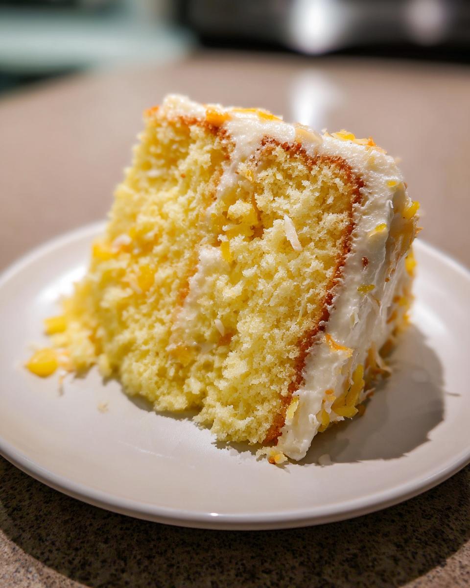 Pina Colada Cake - detail 1