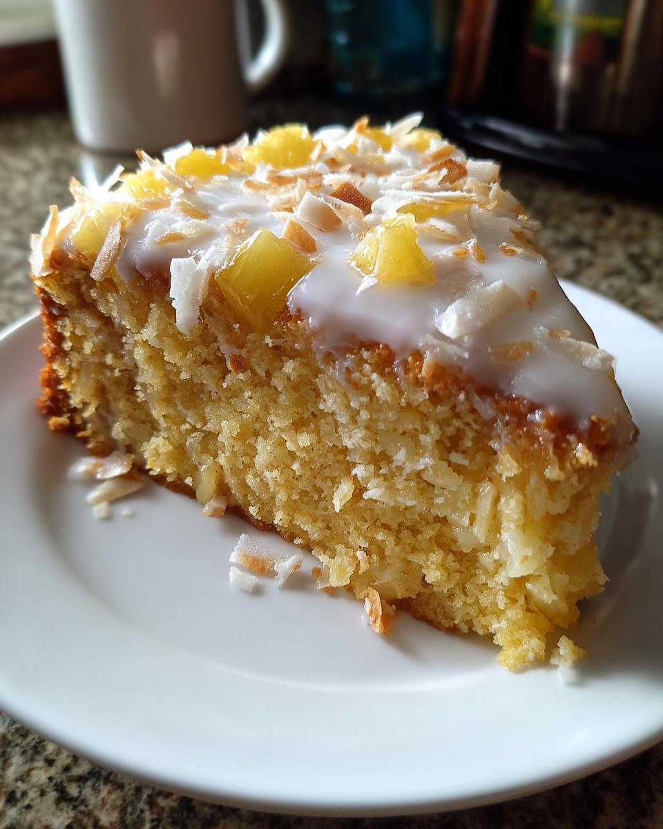 Pina Colada Cake - detail 2