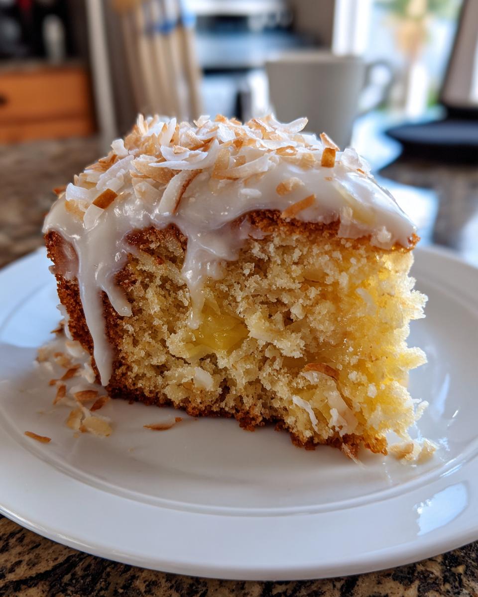Pina Colada Cake - detail 4
