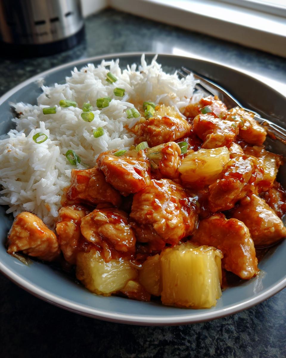 Pineapple Chicken and Rice - detail 1