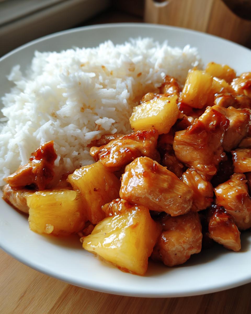 Pineapple Chicken and Rice - detail 4
