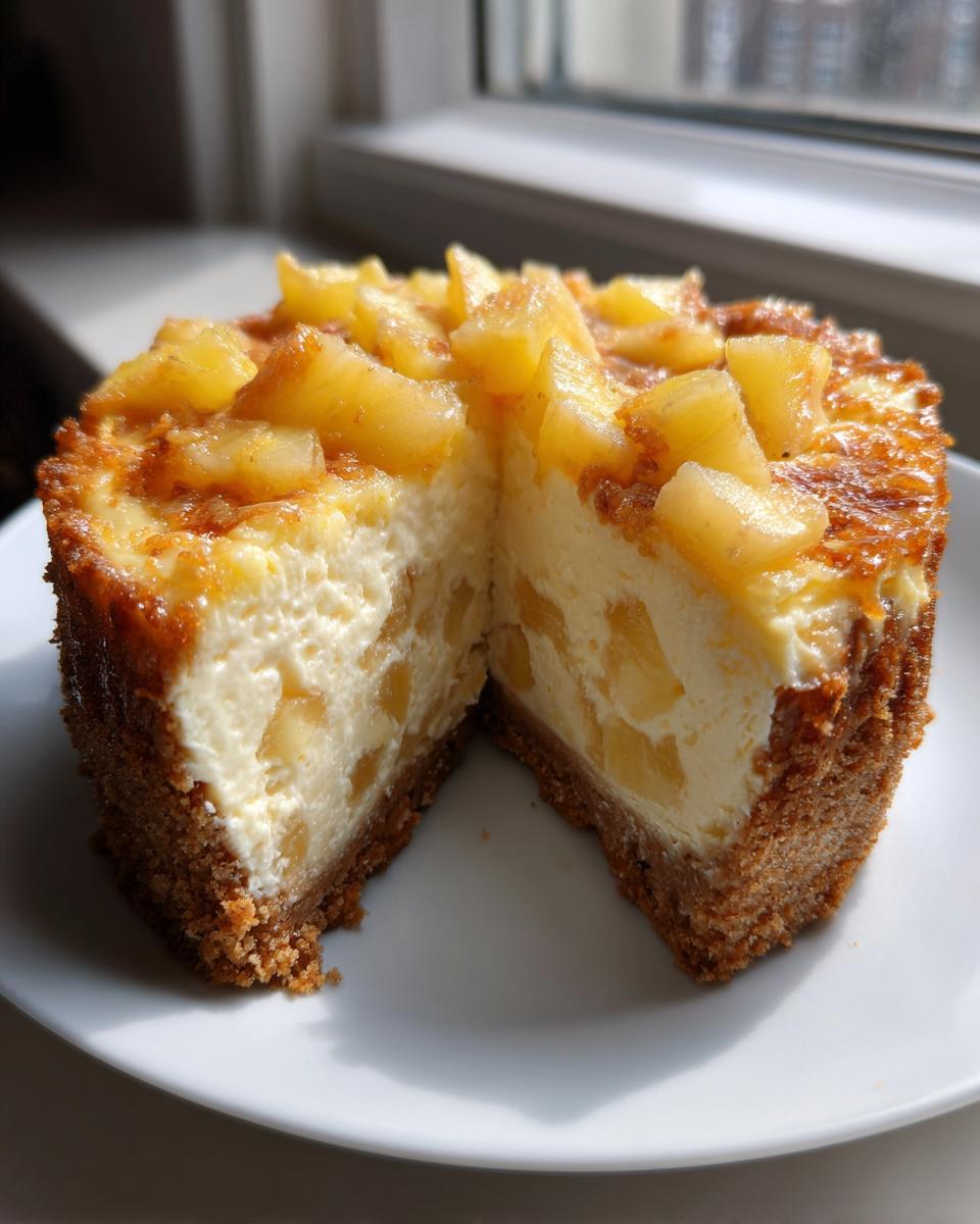 Pineapple Heaven Cheesecake - detail 1