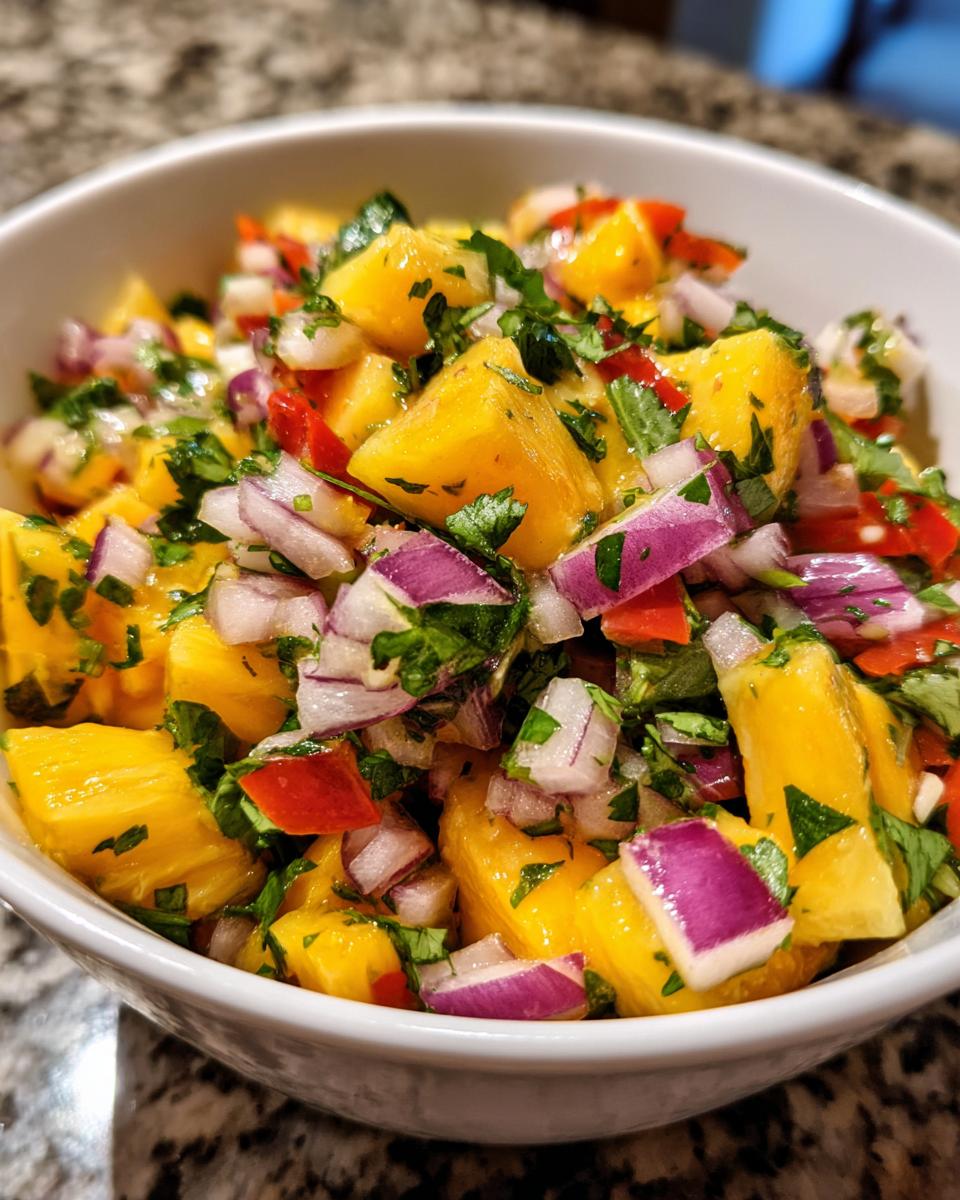 Pineapple Mango Salsa - detail 1