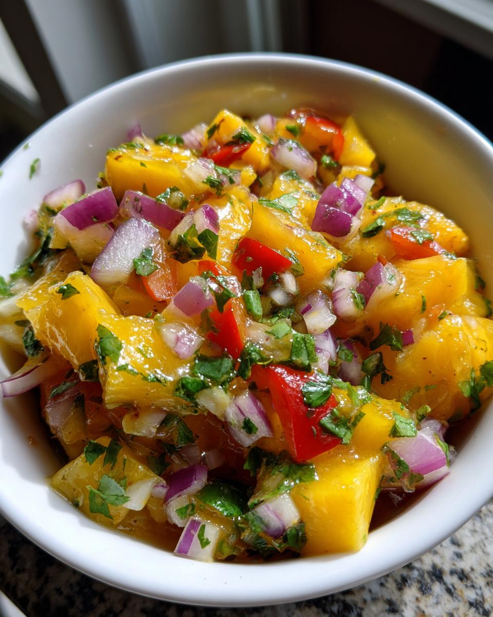 Pineapple Mango Salsa - detail 3