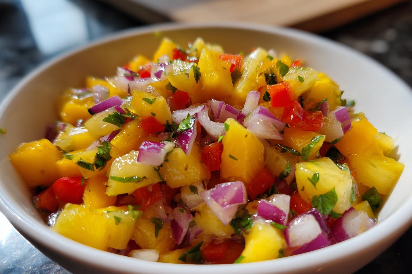 Pineapple Mango Salsa - detail 4