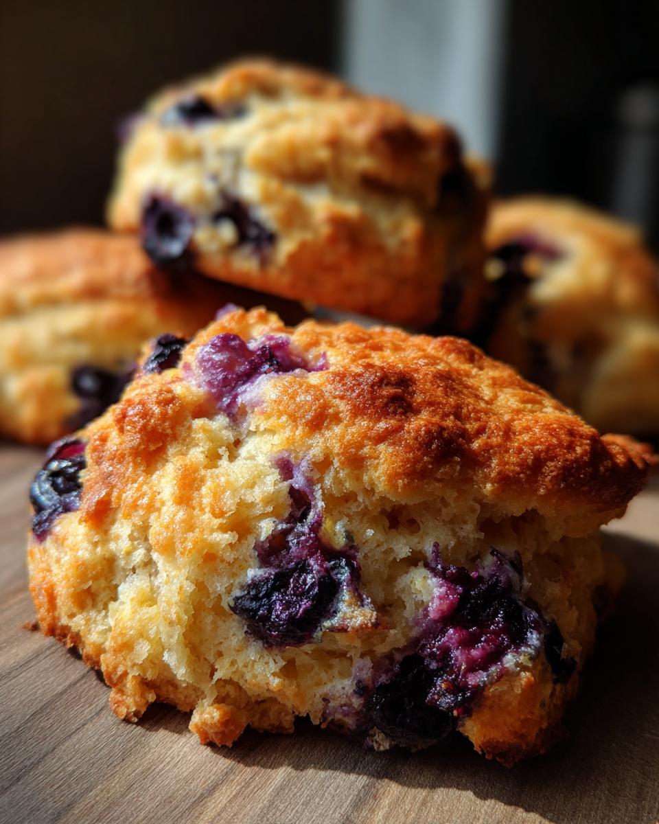 Quick Blueberry Biscuits - detail 2