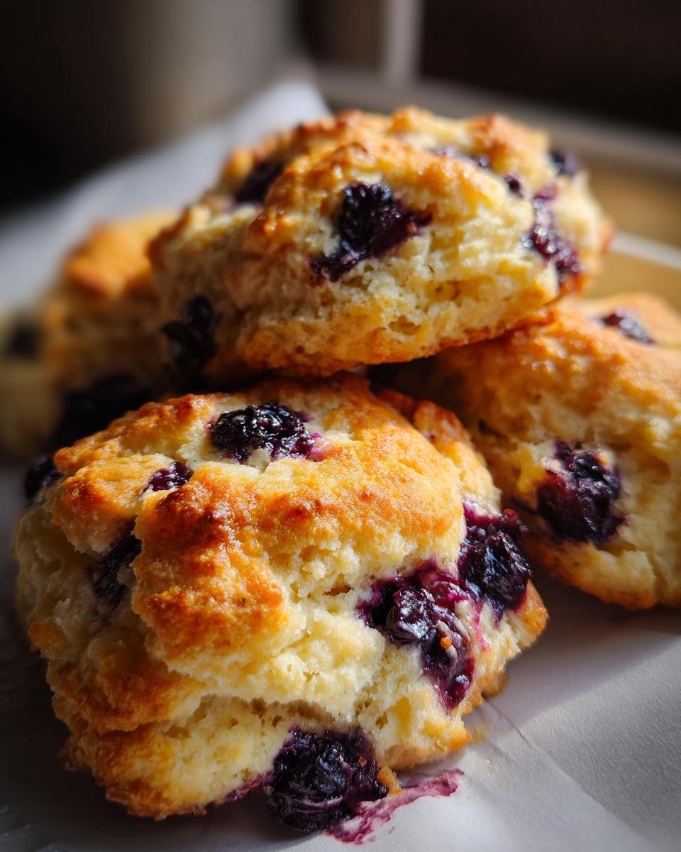 Quick Blueberry Biscuits - detail 3