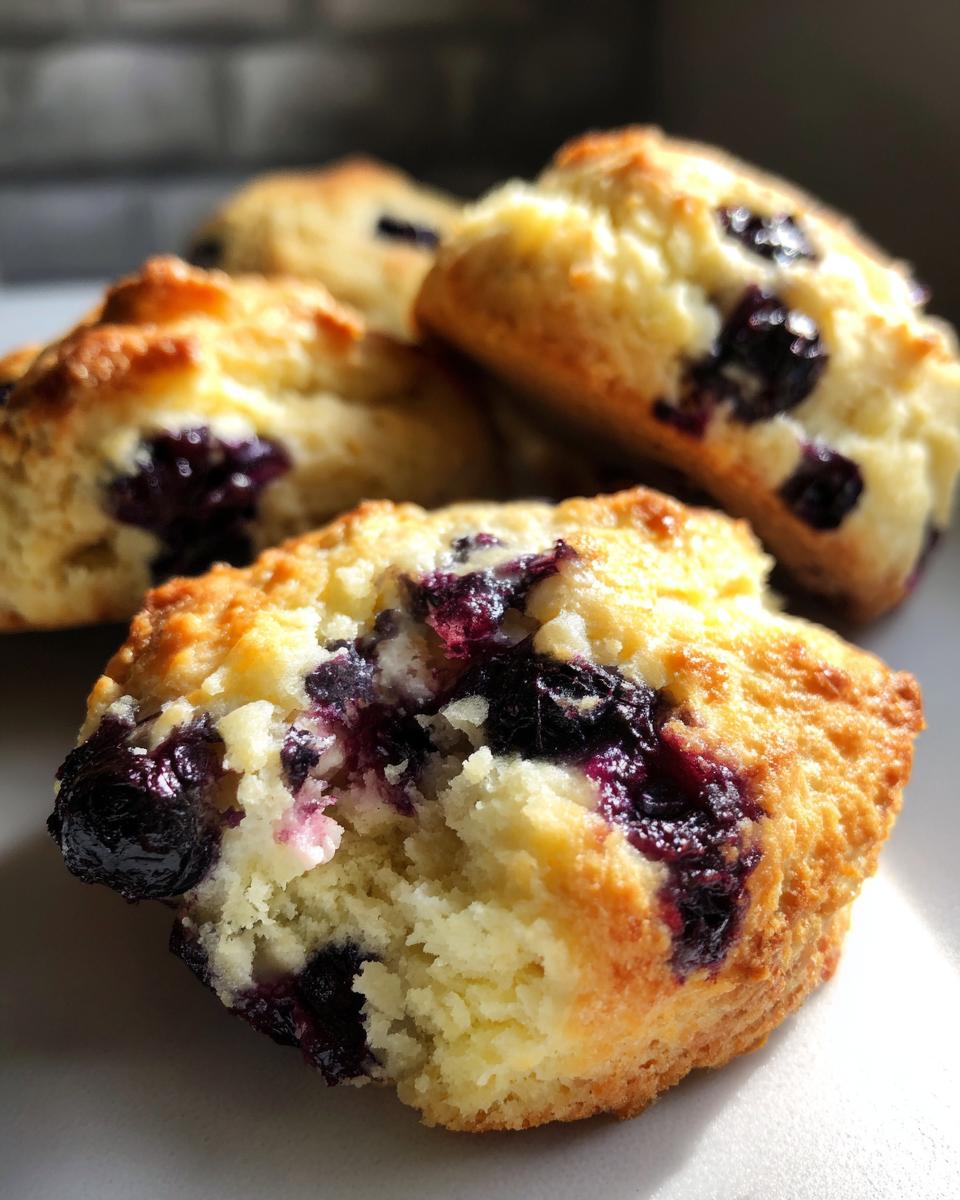 Quick Blueberry Biscuits - detail 4