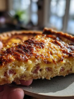 Quick Ham and Gruyère Tart