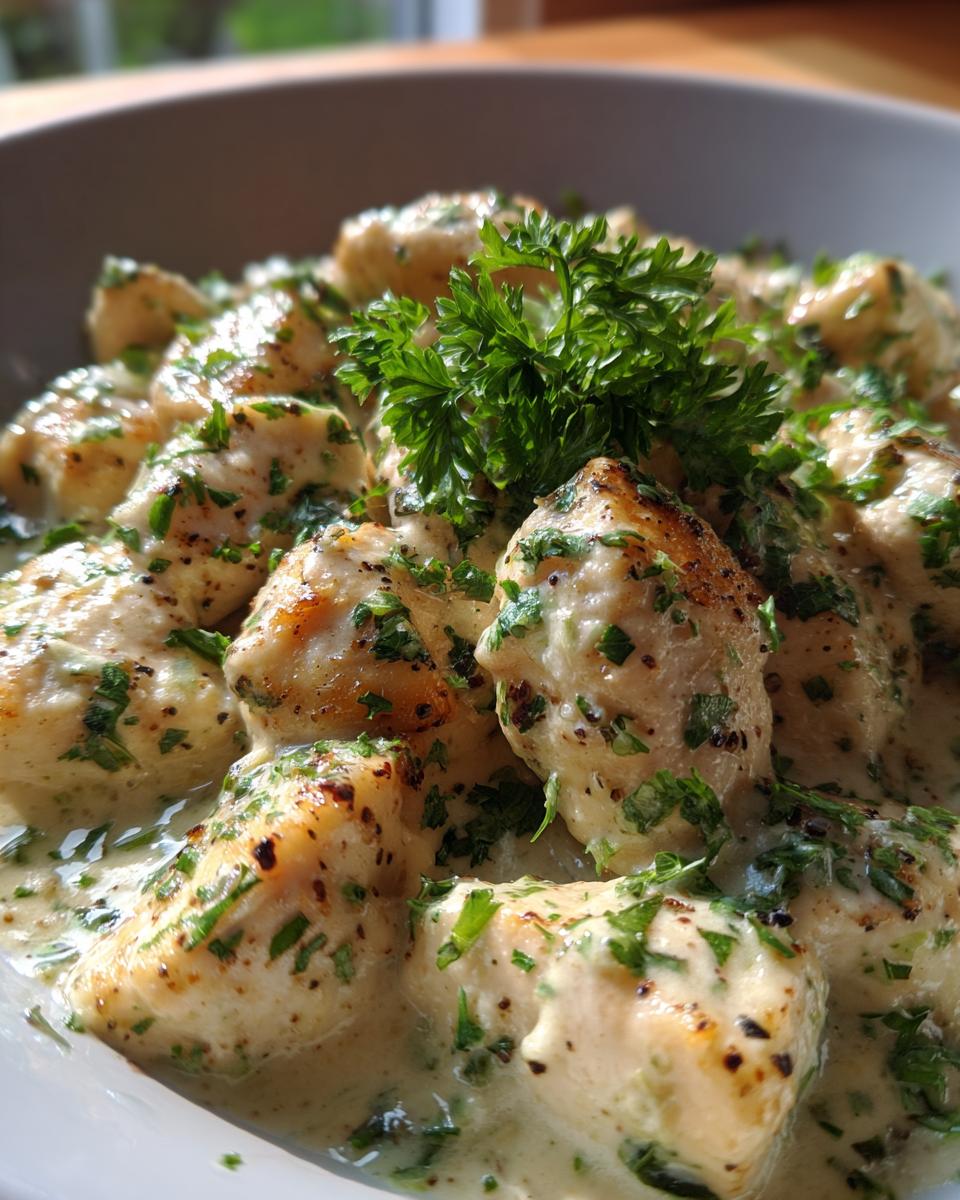Quick and Easy Creamy Garlic Chicken - detail 1
