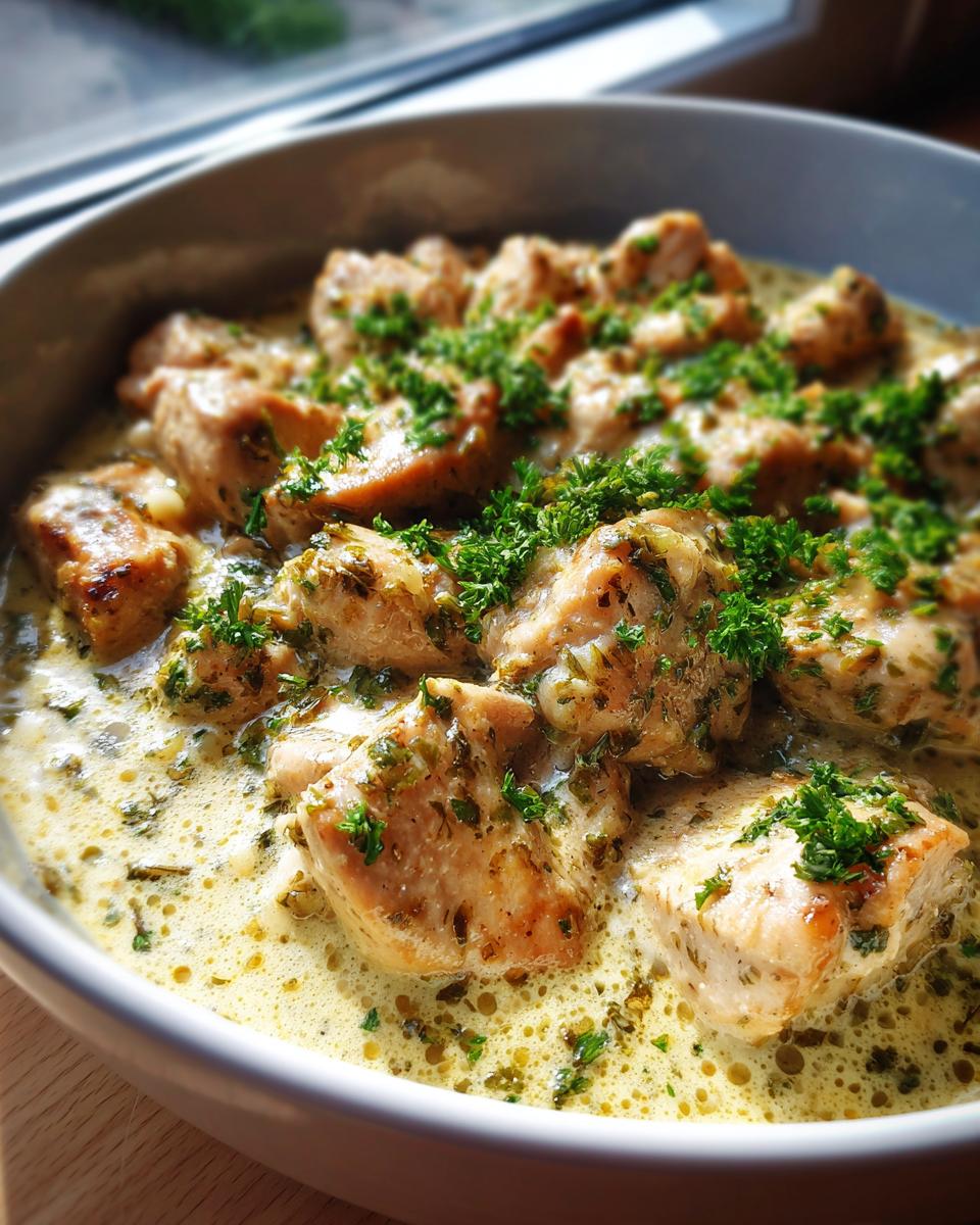 Quick and Easy Creamy Garlic Chicken - detail 2