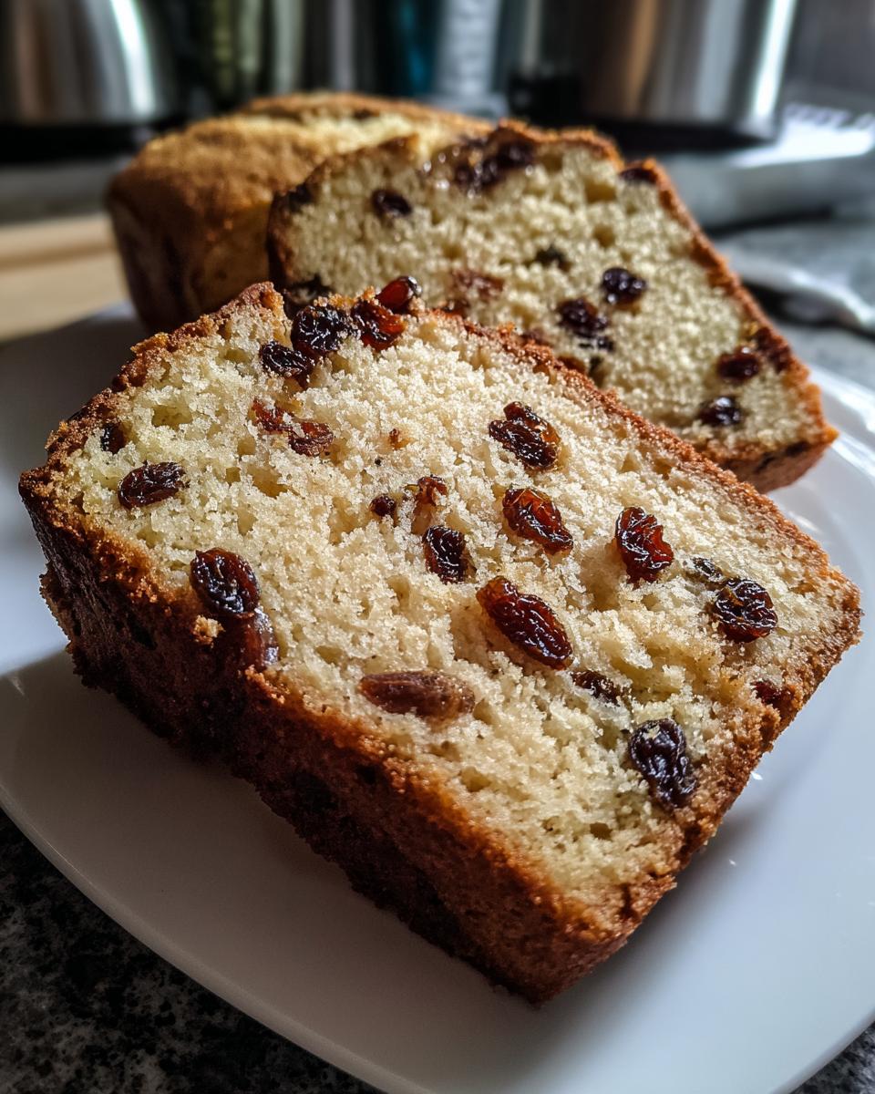 Raisin Loaf Cake - detail 3