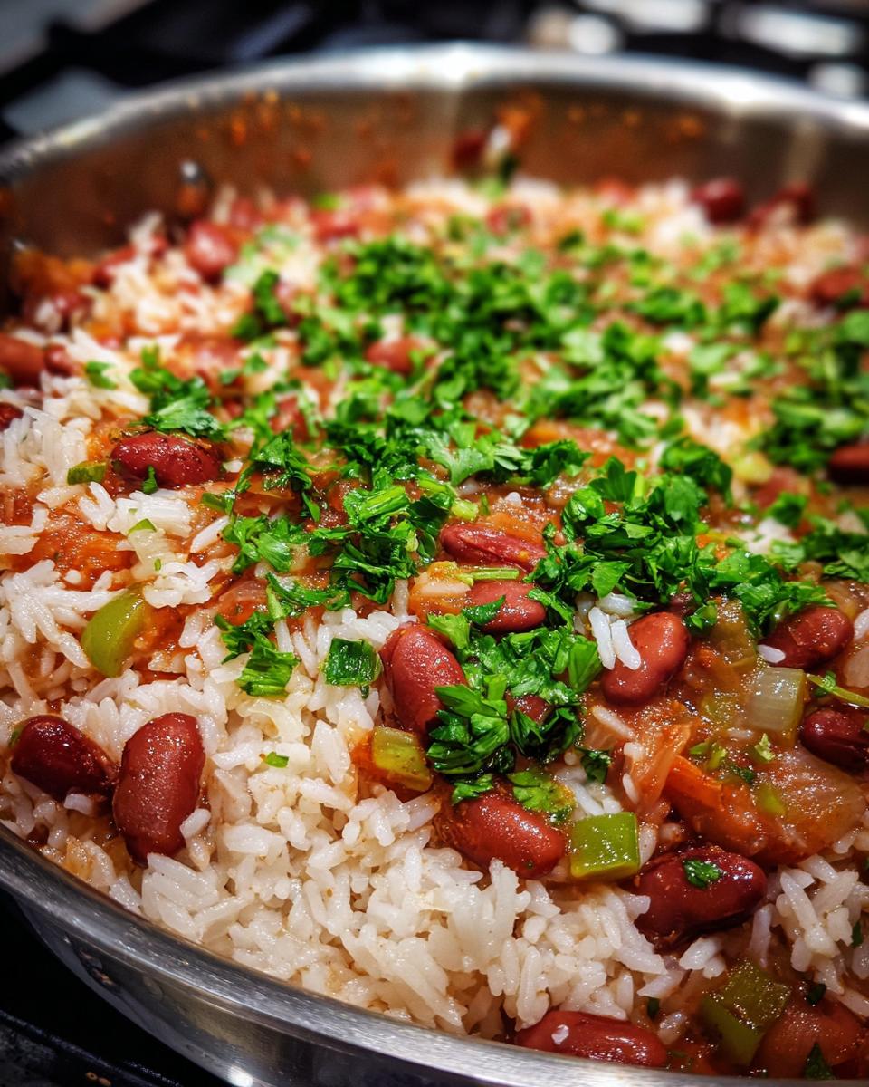 Red Beans and Rice Skillet Recipe - detail 1