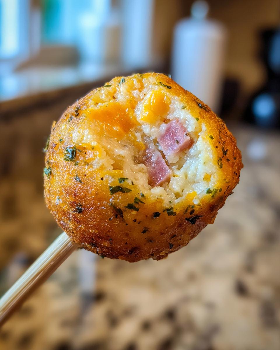 Savory Ham and Cheese Cake Pops - detail 4